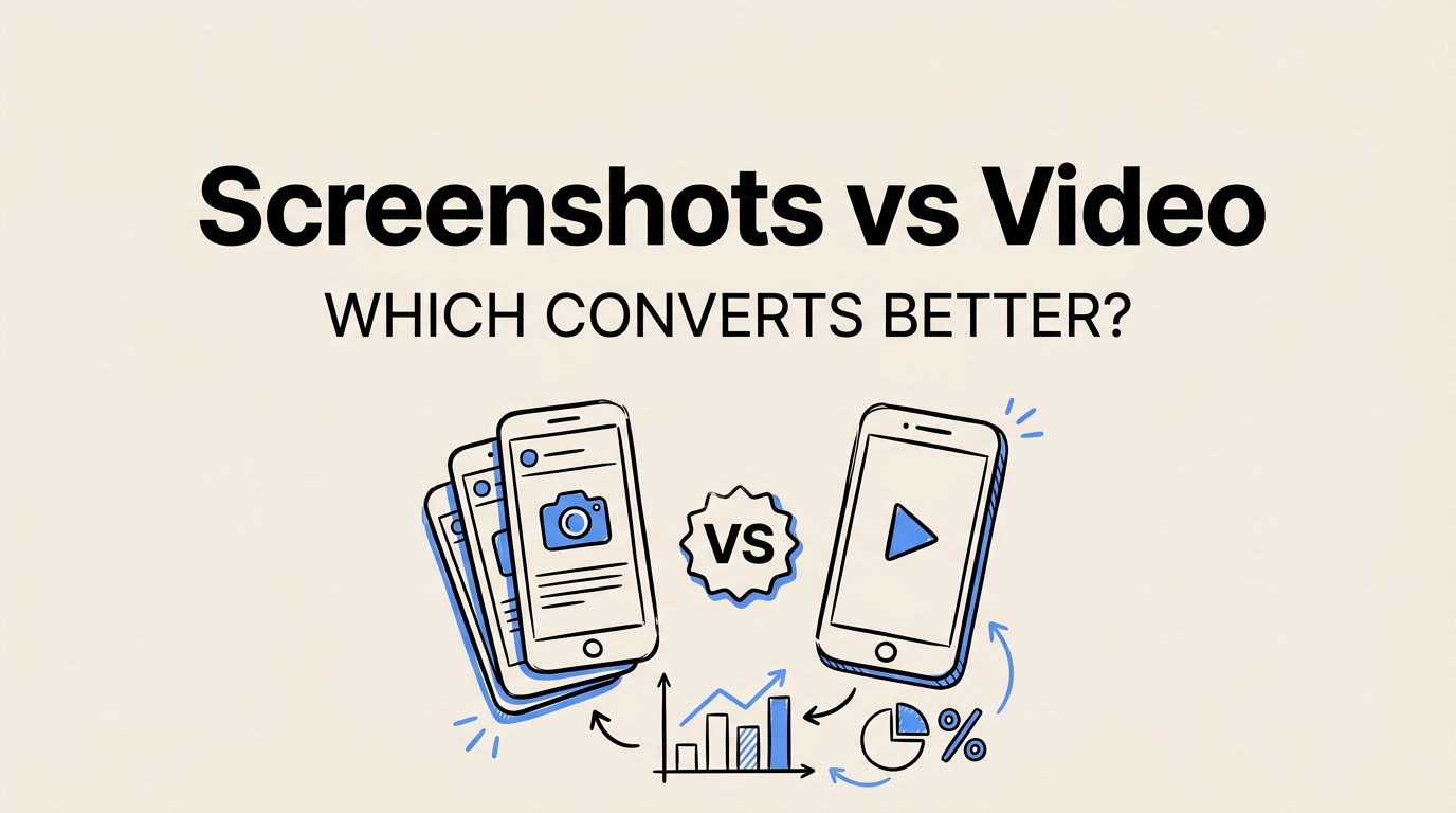 App Store Screenshots vs App Preview Video: Which Converts Better?