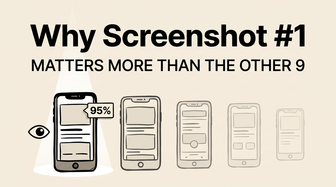 Your First App Store Screenshot Matters More Than the Other 9