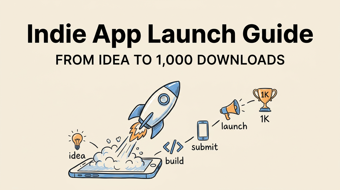 The Indie App Launch Guide: From Idea to First 1,000 Downloads